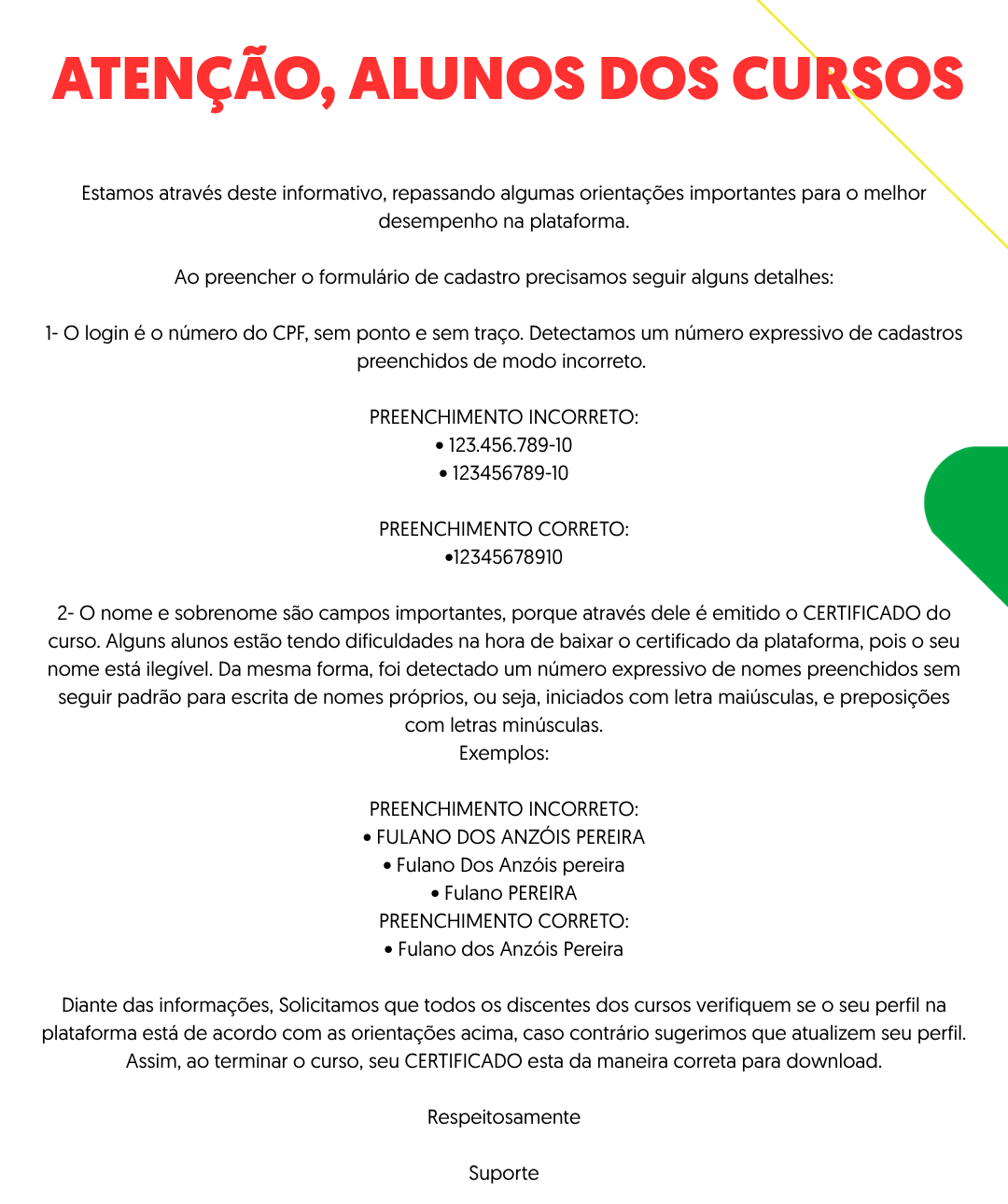 aviso